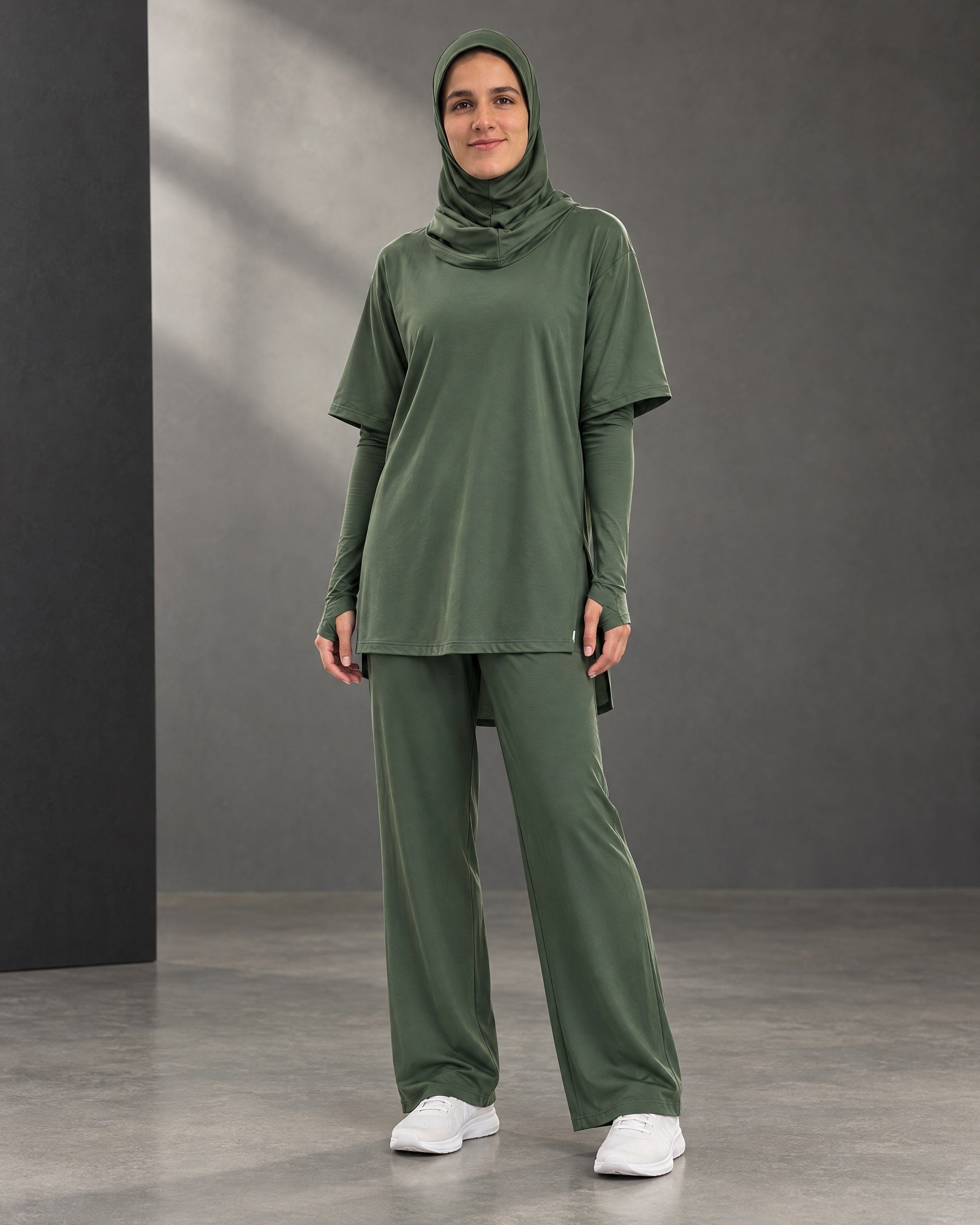 Longback top · Olive