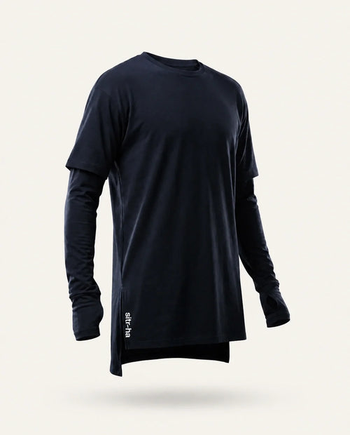 Longback Performance Top — top navy